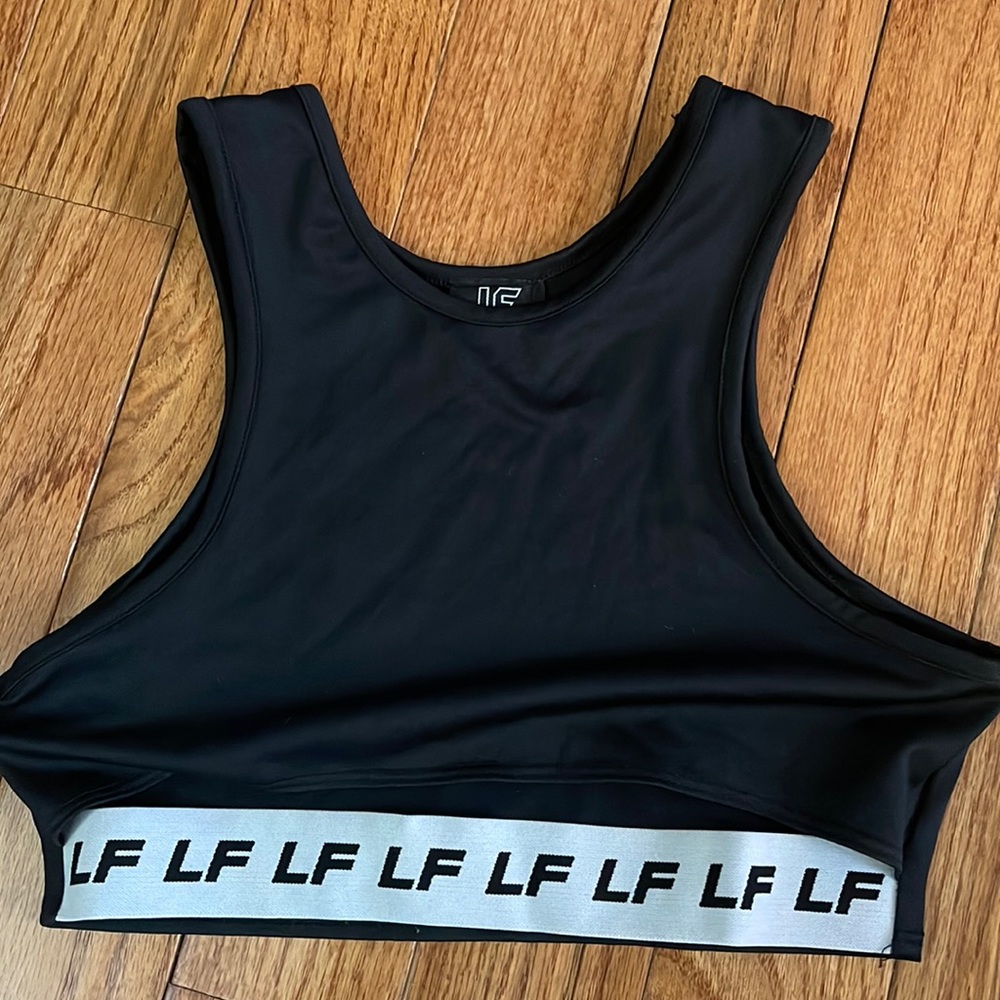 LF Black Crop top